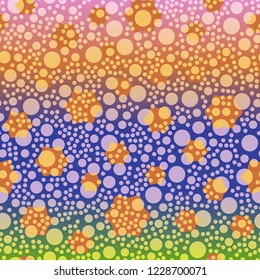 Amazing abstract background multicolor circle splash.