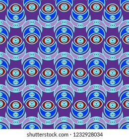 Amazing abstract background multicolor geometric pattern seamless.