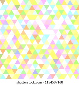 Amazing abstract background multicolor simple seamless triangle.
