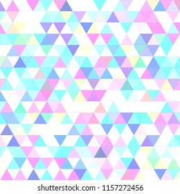 Amazing abstract background multicolor simple seamless triangle.