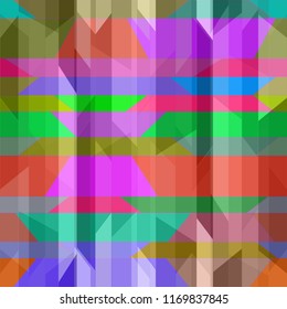 Amazing abstract background multicolor simple poligonal seamless.