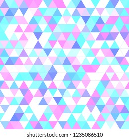 Amazing abstract background multicolor simple seamless triangle.