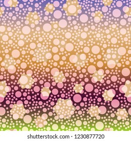 Amazing abstract background multicolored circle splash.