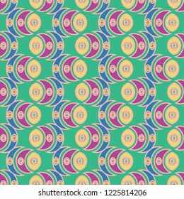 Amazing abstract background multicolored geometric pattern seamless.