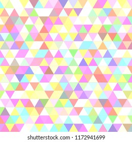 Amazing abstract background multicolored simple seamless triangle.