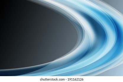 amazing abstract motion blue waves background rectangular wallpaper vector illustration eps 10
