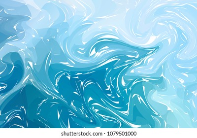 Amazing acrylic texture. Abstract unique handmade background. Vector illustration.