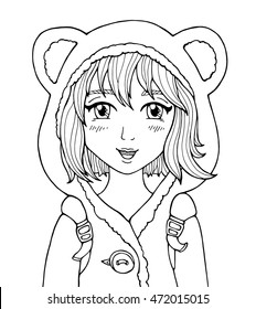 Download Anime Coloring Pages Images Stock Photos Vectors Shutterstock