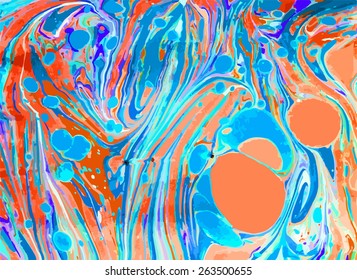 amazing artwork ebru texture, exotic abstract background 