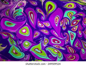 amazing artwork texture ebru,  drawing on the water abstract background