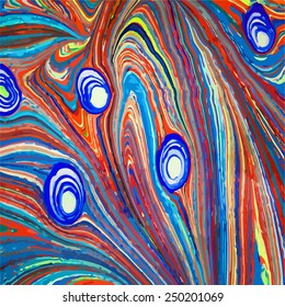 amazing artwork texture ebru,  drawing on the water abstract background