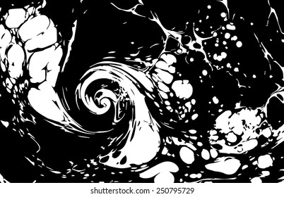 amazing artwork texture ebru,  drawing on the water abstract background