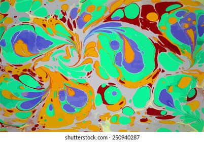 amazing artwork texture ebru,  drawing on the water abstract background