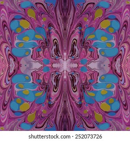 amazing artwork texture ebru,  drawing on the water abstract background, marble style