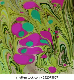 amazing artwork texture ebru,  drawing on the water abstract background, marble style