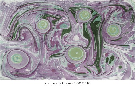 amazing artwork texture ebru,  drawing on the water abstract background, marble style
