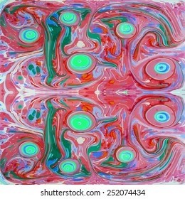 amazing artwork texture ebru,  drawing on the water abstract background, marble style