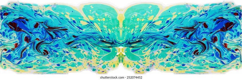 amazing artwork texture ebru,  drawing on the water abstract background, marble style