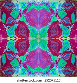 amazing artwork texture ebru,  drawing on the water abstract background, marble style
