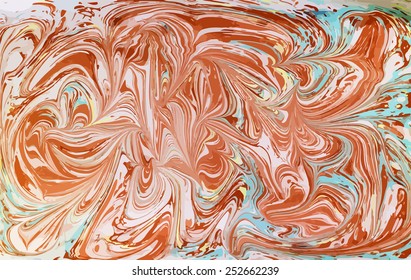amazing artwork texture ebru,  drawing on the water abstract background