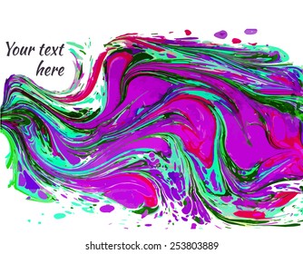 amazing artwork texture ebru,  drawing on the water abstract background