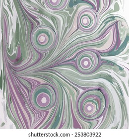 amazing artwork texture ebru,  drawing on the water abstract background