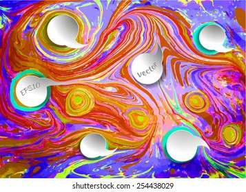 amazing artwork texture ebru,  drawing on the water abstract background
