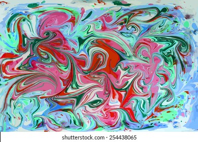 amazing artwork texture ebru,  drawing on the water abstract background
