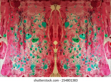amazing artwork texture ebru,  drawing on the water abstract background
