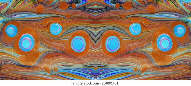 amazing artwork texture ebru,  drawing on the water abstract background