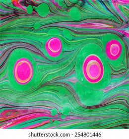 amazing artwork texture ebru,  drawing on the water abstract background