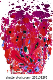 amazing artwork texture ebru,  drawing on the water abstract background