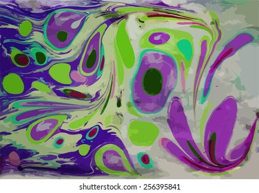 amazing artwork texture ebru,  drawing on the water abstract background