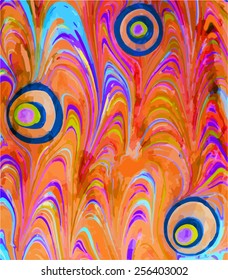 amazing artwork texture ebru,  drawing on the water abstract background