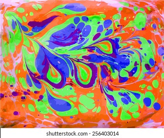 amazing artwork texture ebru,  drawing on the water abstract background