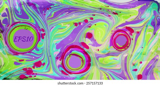amazing artwork texture ebru,  drawing on the water abstract background