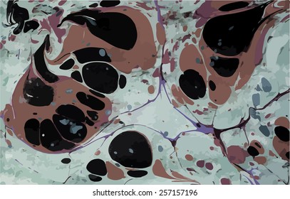 amazing artwork texture ebru,  drawing on the water abstract background