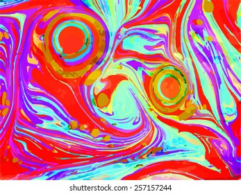 amazing artwork texture ebru,  drawing on the water abstract background
