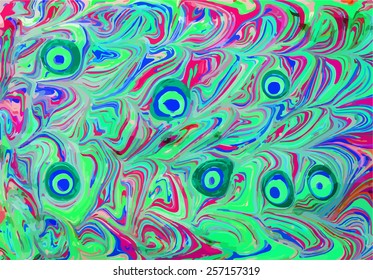 amazing artwork texture ebru,  drawing on the water abstract background