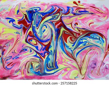 amazing artwork texture ebru,  drawing on the water abstract background