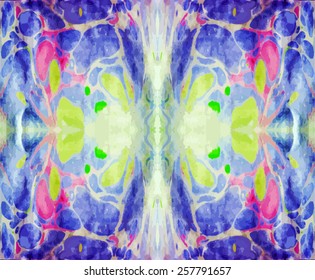 amazing artwork texture ebru,  drawing on the water abstract background 