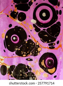 amazing artwork texture ebru,  drawing on the water abstract background