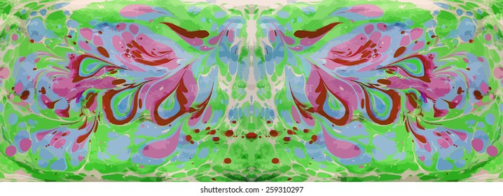 amazing artwork texture ebru,  drawing on the water abstract background
