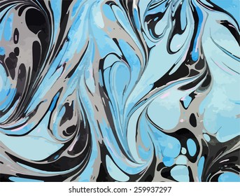 amazing artwork texture ebru,  drawing on the water abstract background