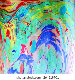 amazing artwork texture ebru,  drawing on the water abstract background