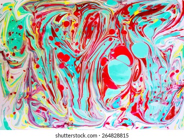 amazing artwork texture ebru,  drawing on the water abstract background