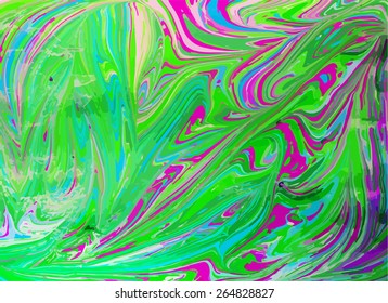 amazing artwork texture ebru,  drawing on the water abstract background