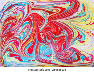 amazing artwork texture ebru,  drawing on the water abstract background