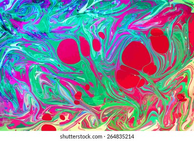 amazing artwork texture ebru,  drawing on the water abstract background