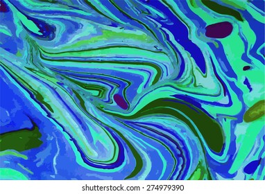 amazing artwork texture ebru,  drawing on the water abstract background
